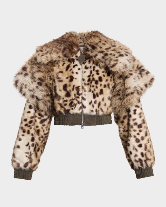 Valde Faux Fur Bomber Jacket